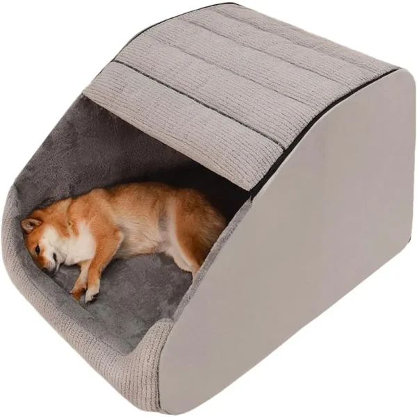 Dog bed house, plush dog cave EXLG
